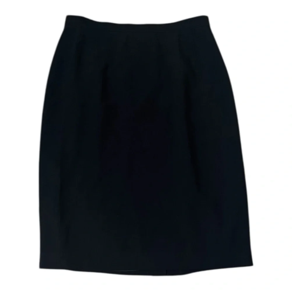 Vintage Giorgio Armani Le Collezioni Black Skirt‎ Work Business Suit Size 46 12